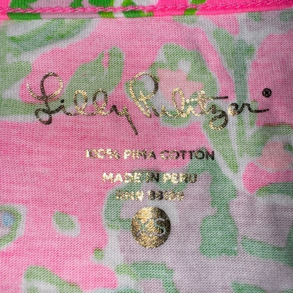 Lilly Pulitzer Palmetto Dress Small Flamingo Pink Southern Charm size XS EUC - Picture 10 of 11